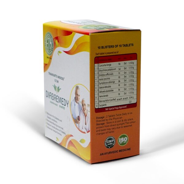 diabremedy 10 blisters of 10 tablets